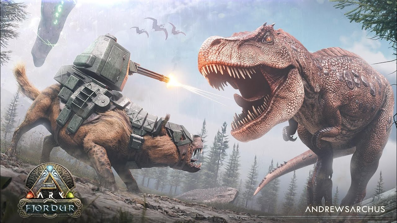 Tribute to Ark's Andrewsarchus| The Beast With A Machine Gun For A Saddle| Ark Survival Evolved 🐗🐺