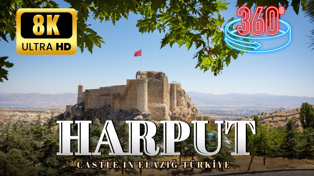 Harput Castle - 8K 360 Video - Harput Kalesi