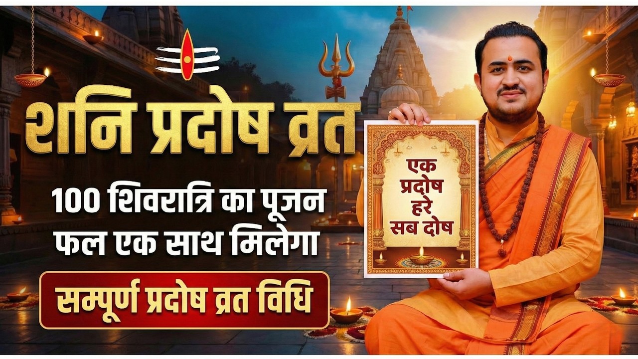 महा शनि प्रदोष व्रत .. महा शिवरात्रि से पहले || 100 शिवरात्रि व्रतों का फल एक साथ .... जानिए विधि |