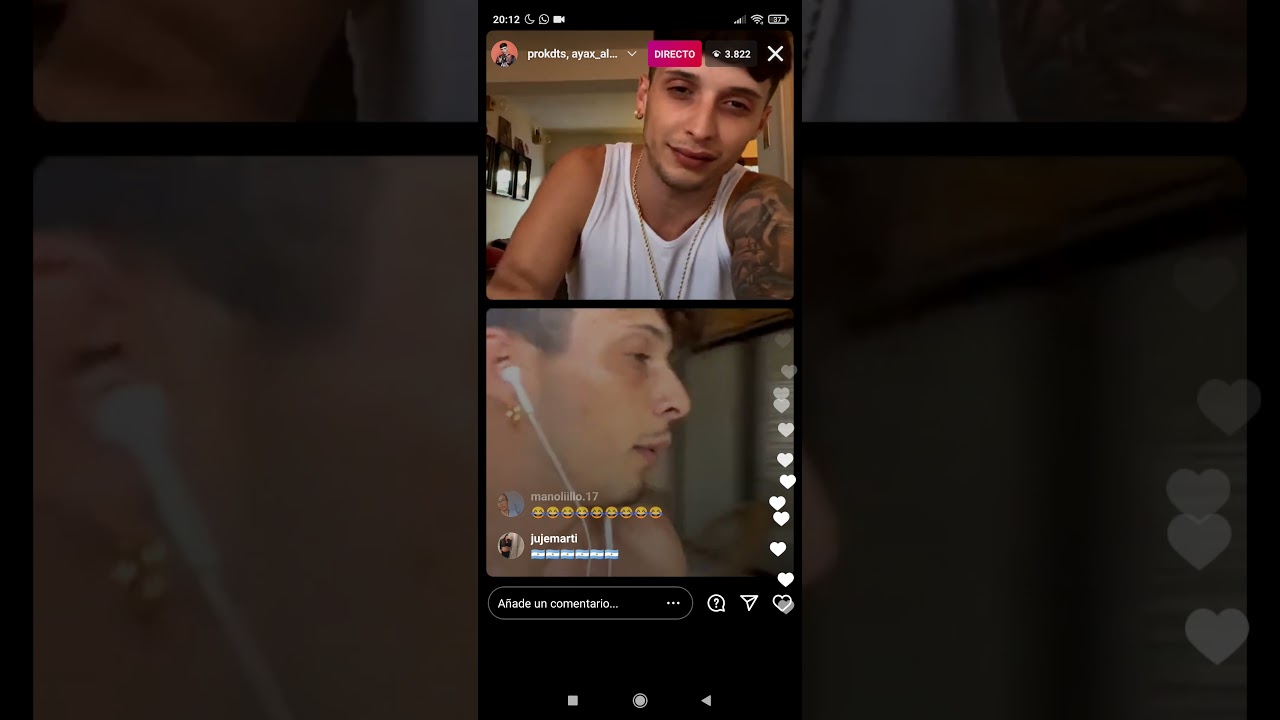 Ayax le presenta su novia a Prok #AyaxyProk 🖤🤍