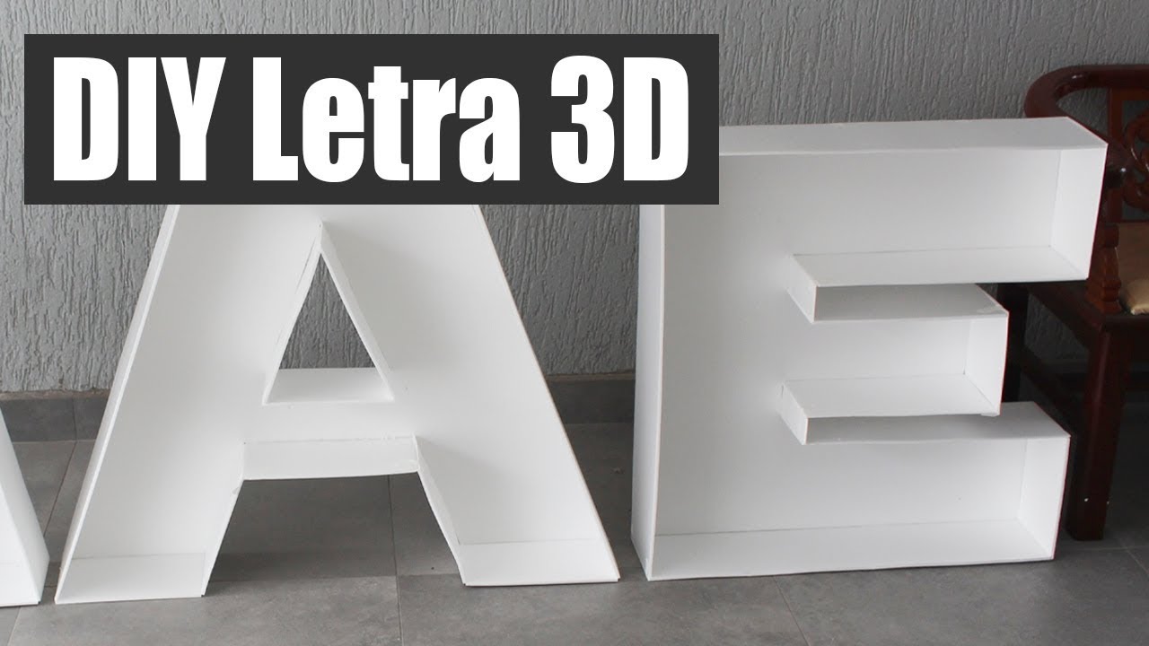 Dicas para Criar Caixa Letra Gigantes 3D - mosaico de balões letras.