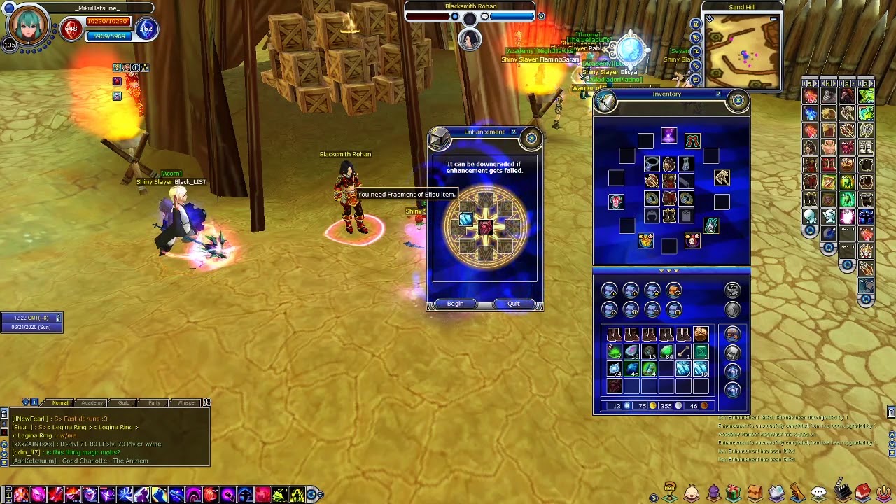 Fiesta Online, Tutorial Enhance Dmg bracelet of bijou