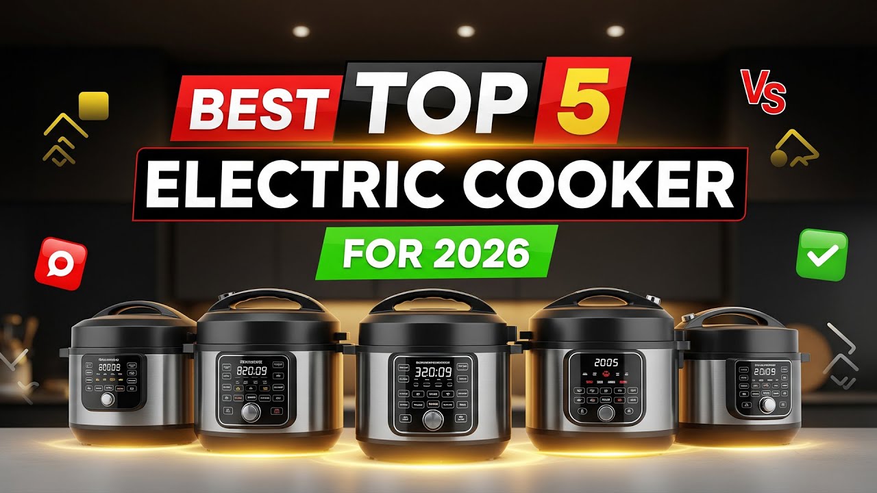 Best Top 5 Electric Pressure Cooker For 2026 | Smart & Efficient Kitchen Essentials