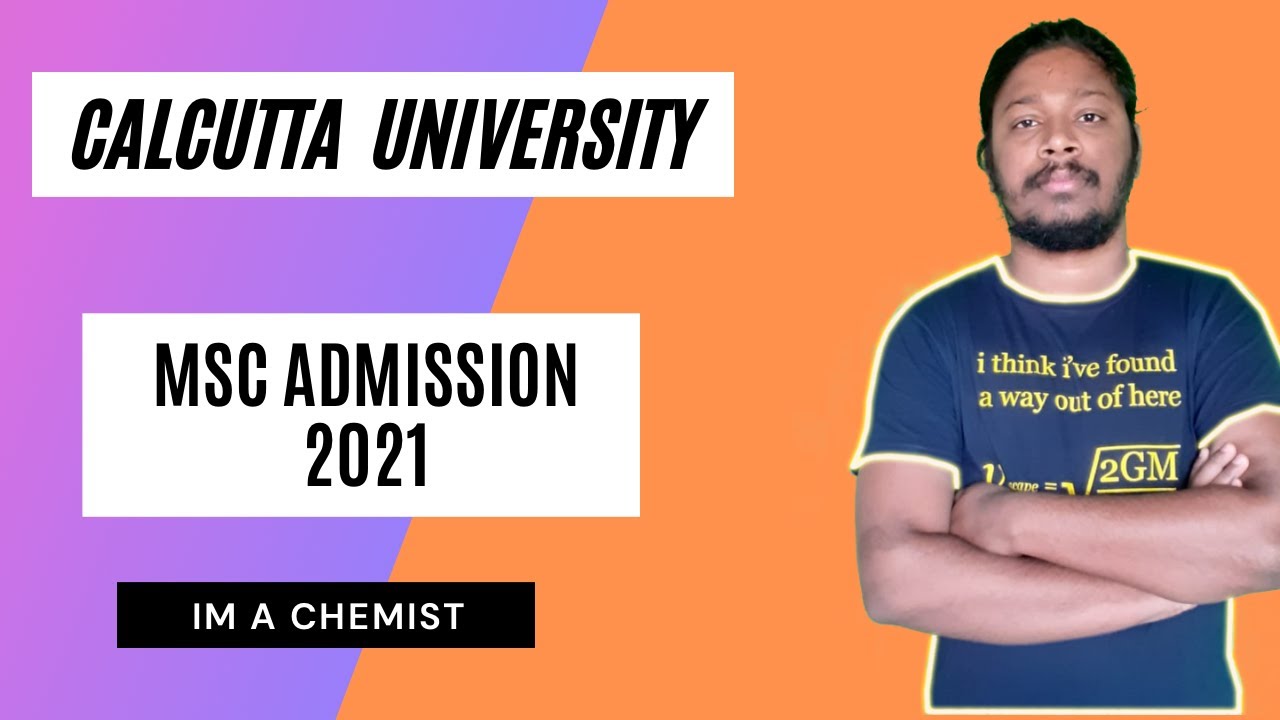 Calcutta University Msc Admission 2021 || Complete details