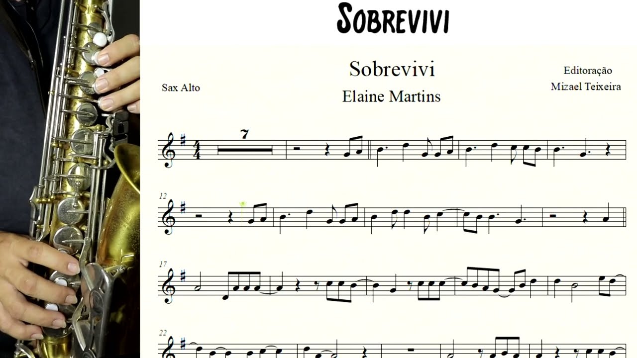 Sobrevivi - Partitura - Sax Alto
