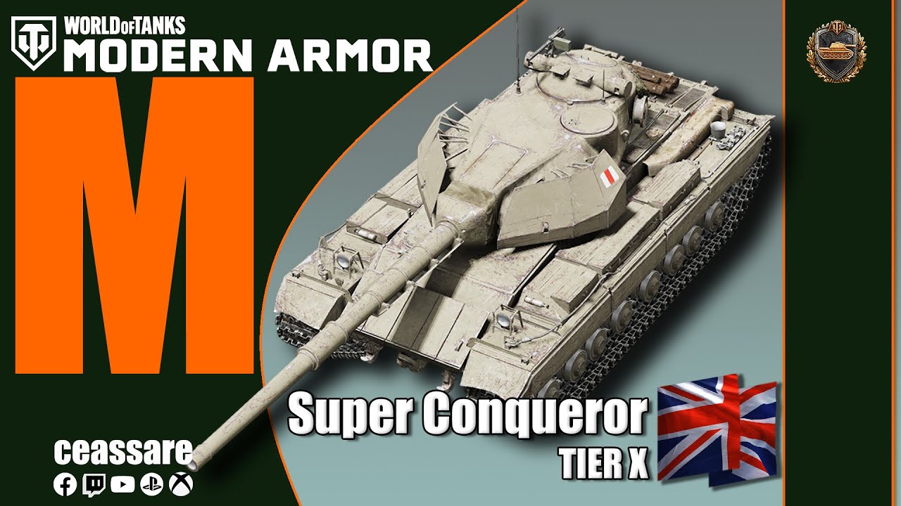 Super Conqueror / WoT Modern Armor / PS5 / Xbox Series X / 1080p60 HDR
