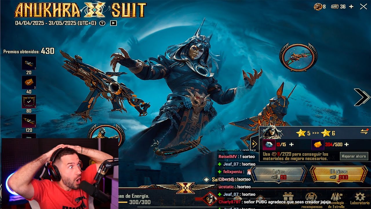 LE TIRO A LA RULETA XSUIT ANUKRHA Y LA NUEVA SKIN UMP Y PASA ESTO...