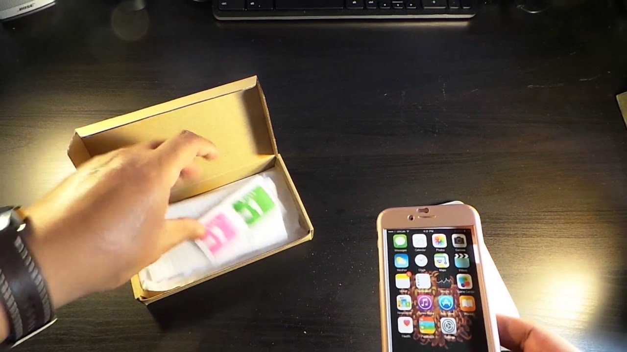 iphone 6 Case by Willnorn Rose Gold Full Body Protective Tempered Glass