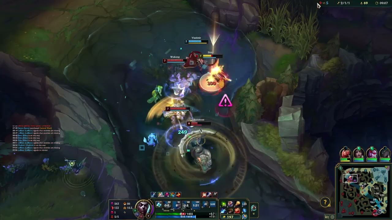 ekko vs wukong slug fest