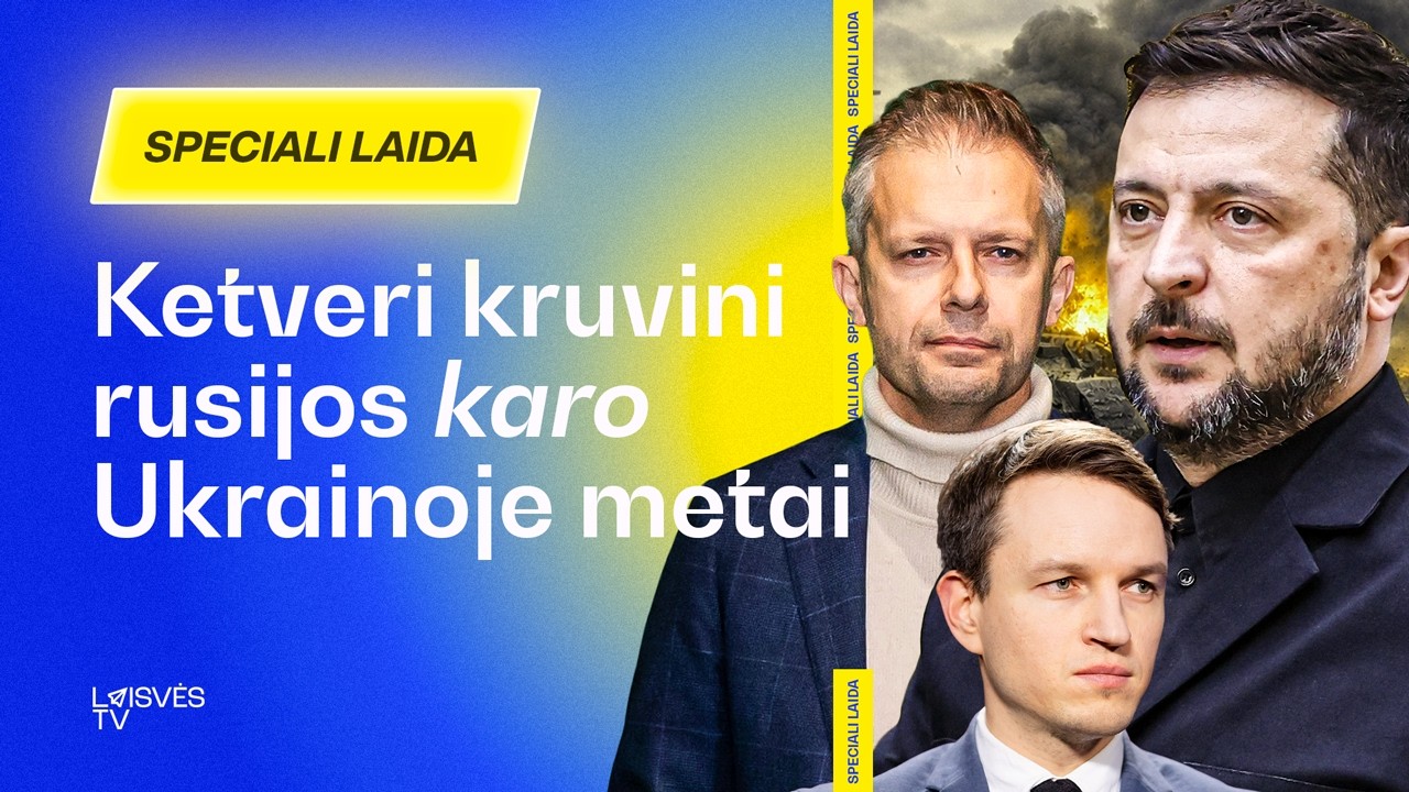 SPECIALI LAIDA: KETVERI KRUVINI RUSIJOS KARO UKRAINOJE METAI | KARAS KEIČIAS? | Tapinas, Kojala