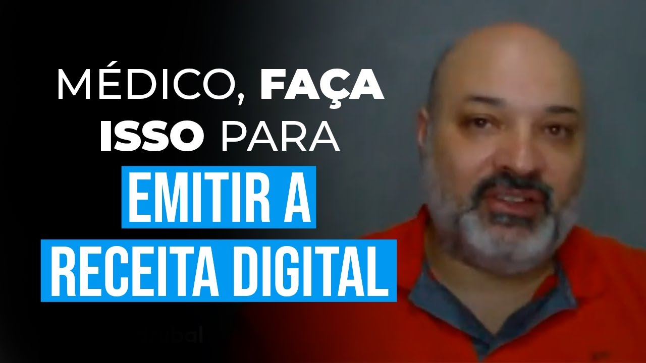 O passo a passo para emitir uma receita digital.