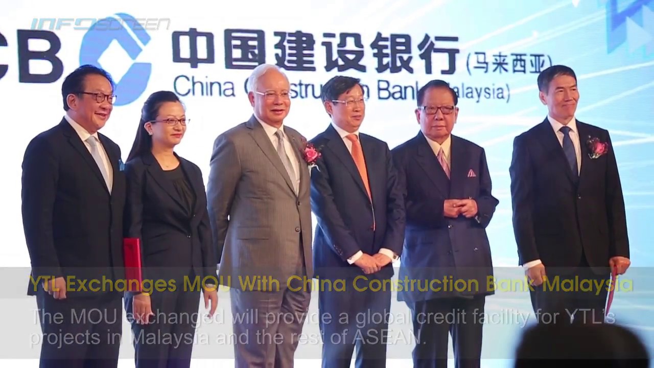YTL Exchanges MOU With China Construction Bank (CCB) Malaysia