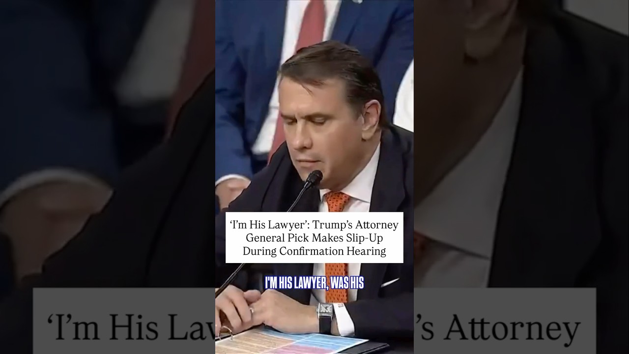 &laquo;Я его адвокат&raquo;: кандидат Трампа на пост генпрокурора оговорился во время слушаний об утверждении...