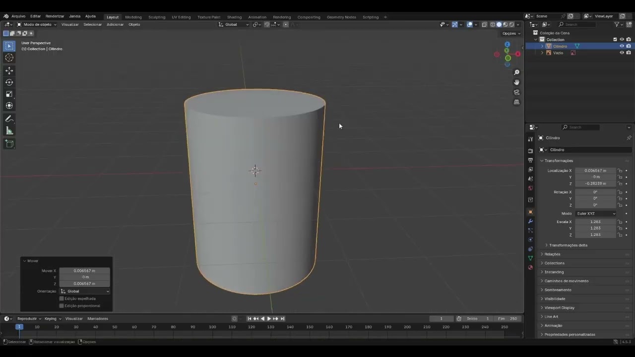 Modelando uma latinha no blender parte 1
