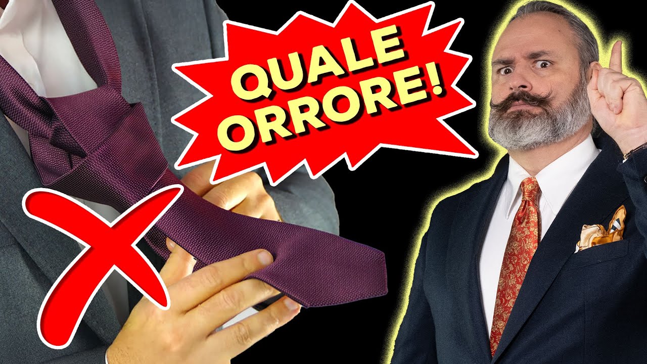 I 7 ERRORI più comuni con la CRAVATTA: li fai anche tu?