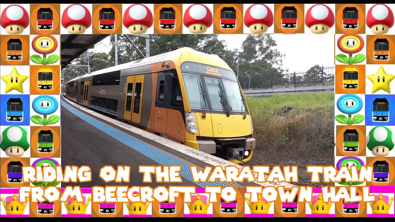 Riding on the Waratah Train From Beecroft to Town hall