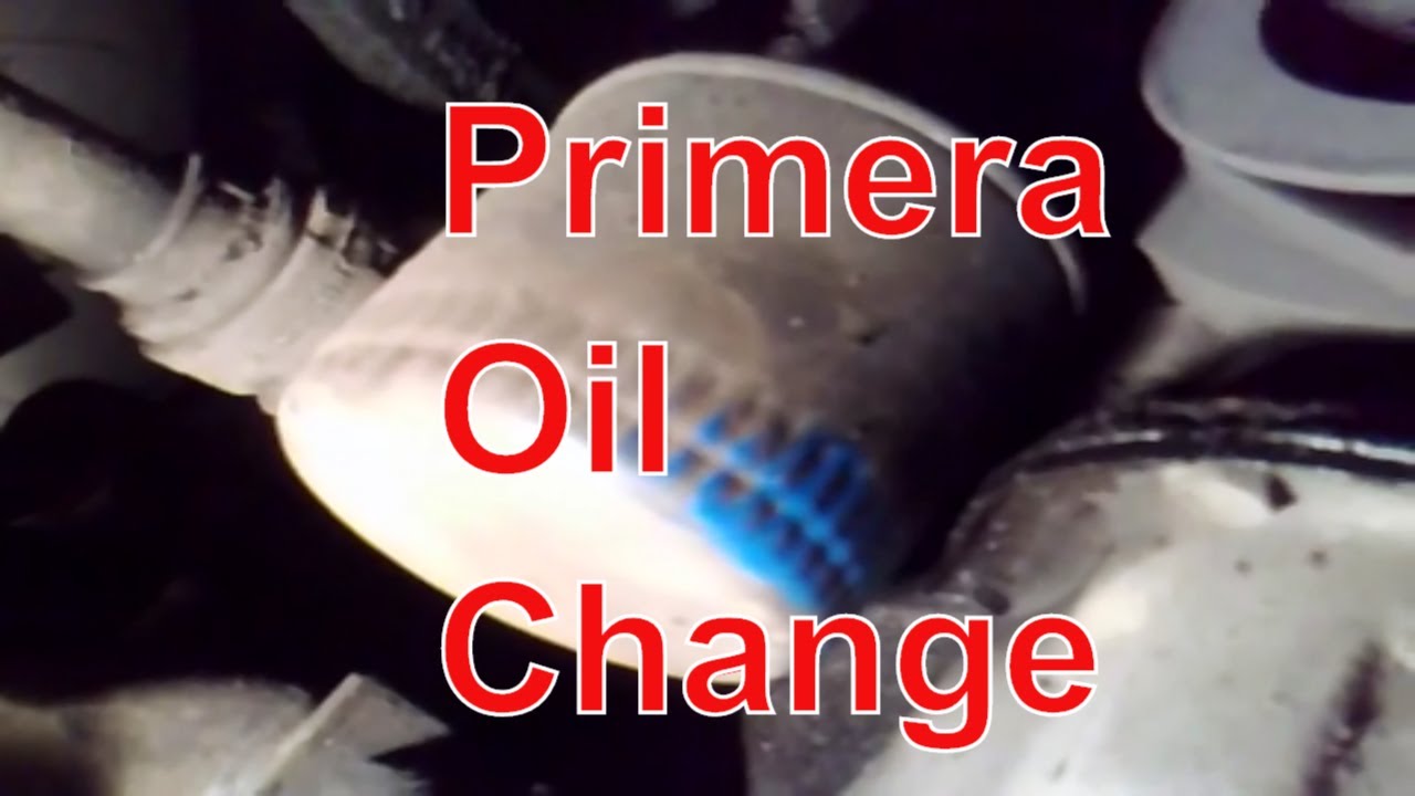 Changing engine oil-Nissan Primera 2.2DCi