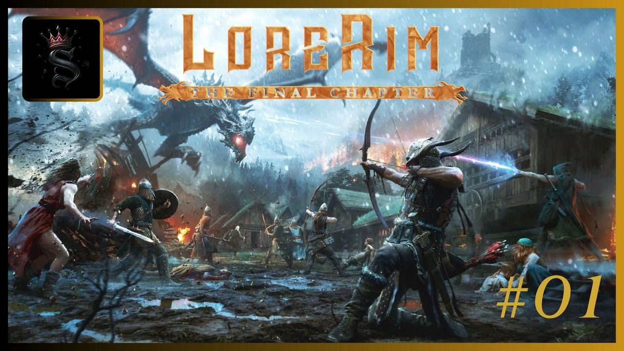 Skyrim LoreRim (4K+ Mods) | WARLOCK BUILD?! | Gameplay #01
