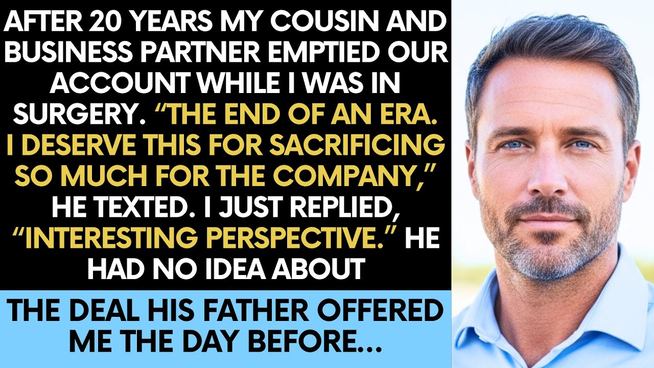 My Cousin Robbed Me During Surgery, But I Made a Deal With His Father