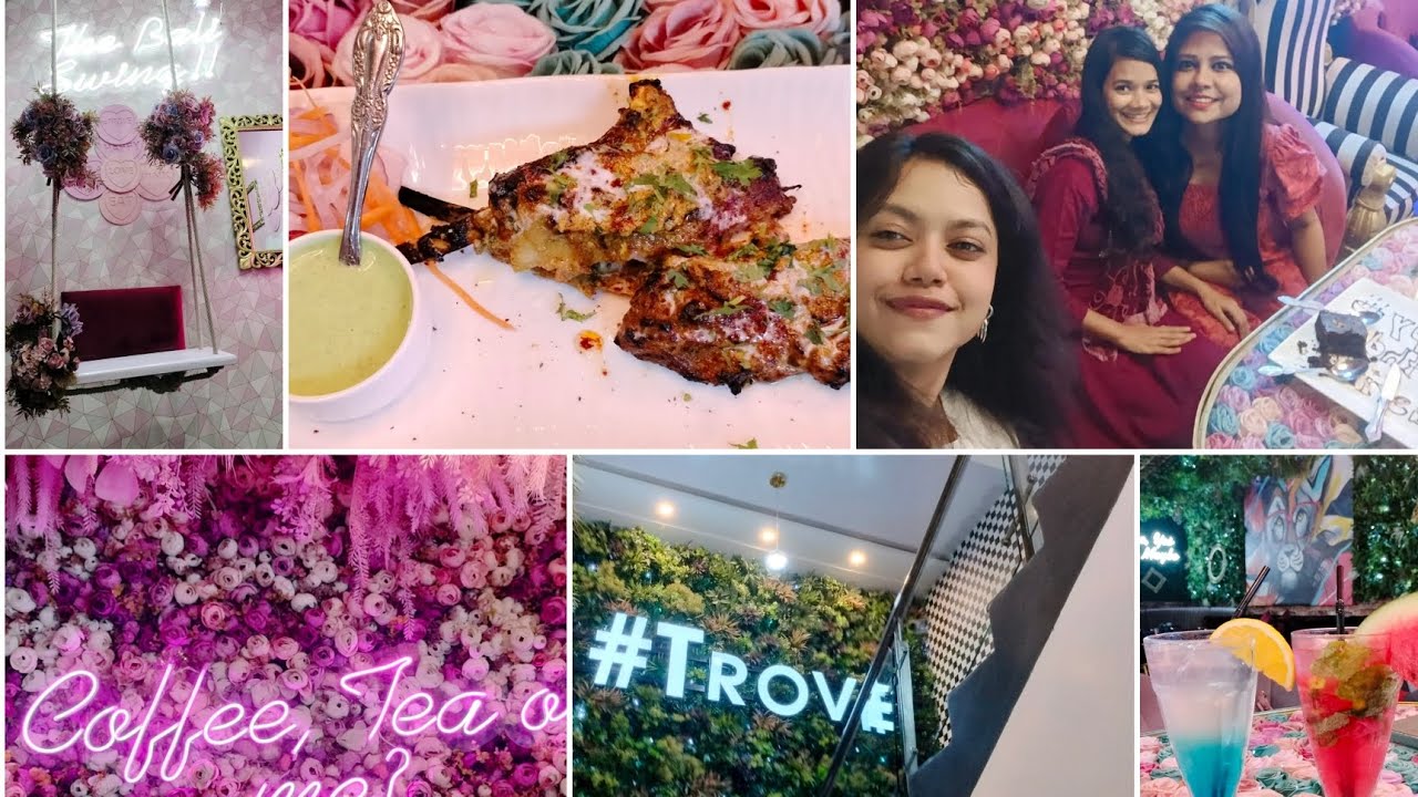 Exploring the prettiest cafe in town| Trove Coffee and More| #kolkata #cafe #trending #viral