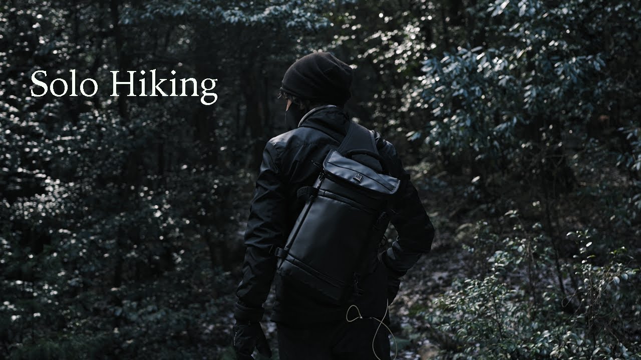 Relaxing Forest Solo hiking /ASMR 4K