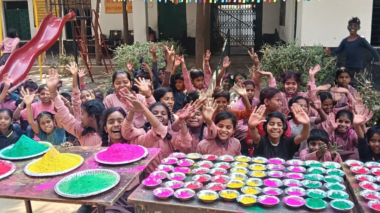 Holi Celebrations With School Family 🫟🎉