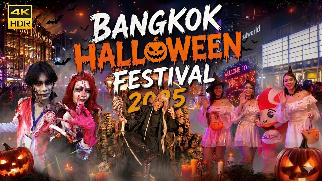 Bangkok Halloween 2025 at Siam Square Walking Street | Siam Halloween 2025