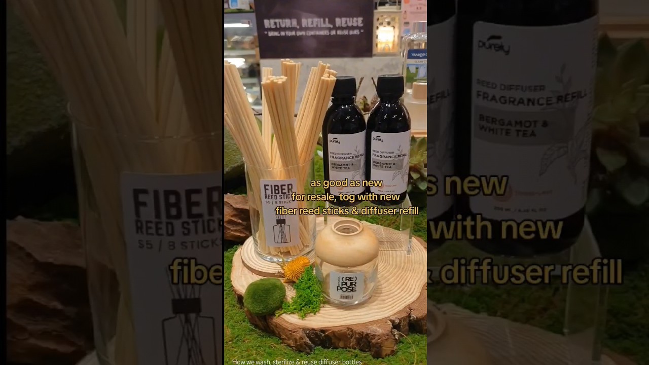 Return your empty Yankee Candle diffuser jars to Purely and join us in embracing circularity #reuse