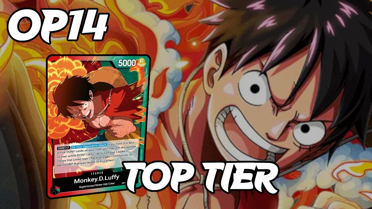 RG Luffy: El Tapado de Op14 que está SORPRENDIENDO a todos | Deck Profile + Gameplay