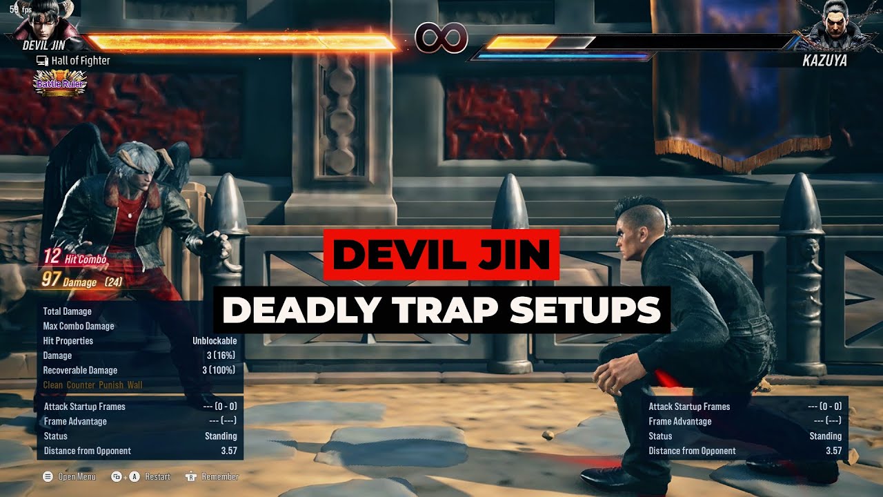 200 IQ Devil Jin Deadly Setups | Tekken 8