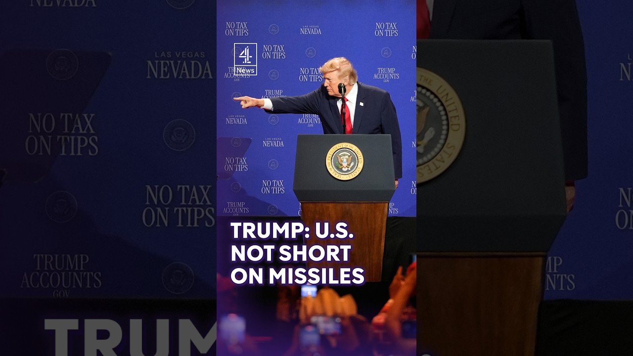 Trump denies reports that U.S. is short on missiles due to Iran war