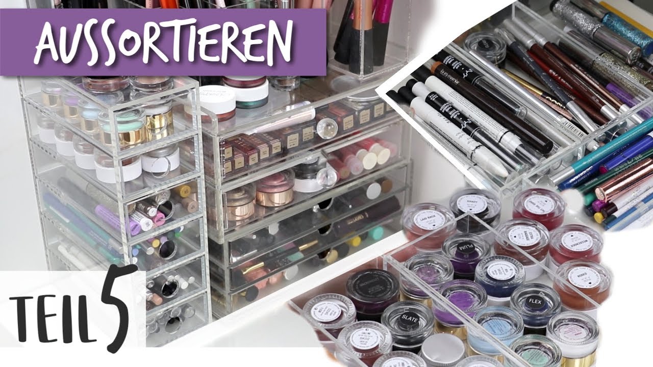 MAKE UP SAMMLUNG DECLUTTER TEIL 5 😭 | Eyeliner, Creme Eyeshadows, Brow Products