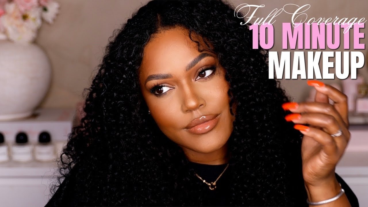 10-MINUTE FULL COVERAGE MAKEUP ⏰ How I Look Put Together Fast