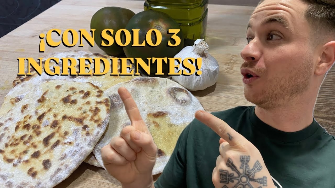 Probé este Pan de Yogur con SÓLO 3 Ingredientes y me encantó!!! ✅️ Muy fácil y en sarten! #viral