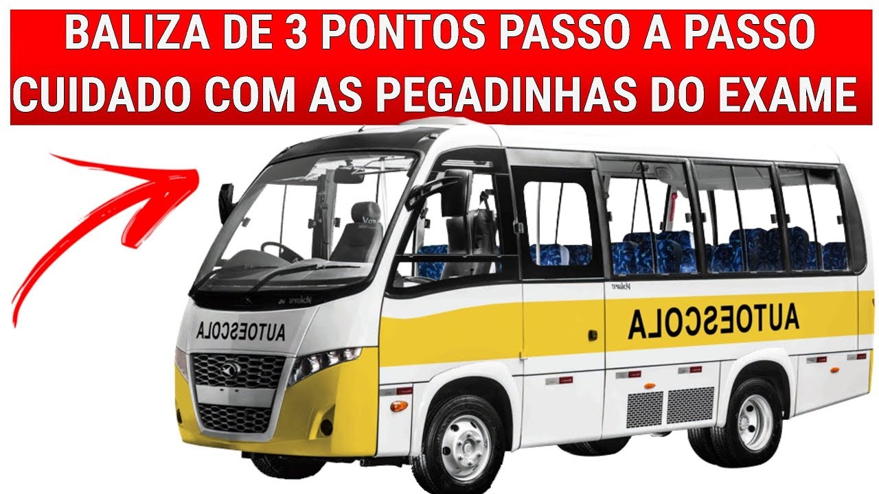 BALIZA DE ÔNIBUS  e  DICAS PARA SEU EXAME DO DETRAN