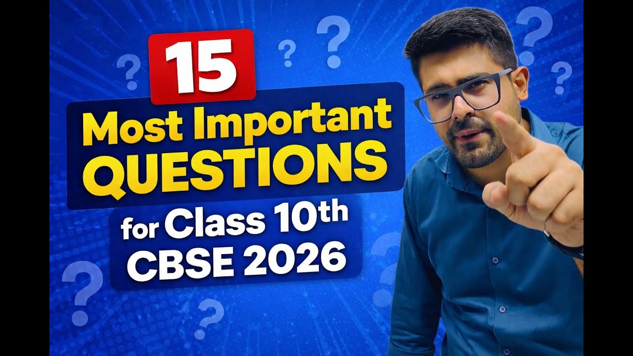 MOST EXPECTE QUESTIONS CLASS 10th Karan Bhaiya