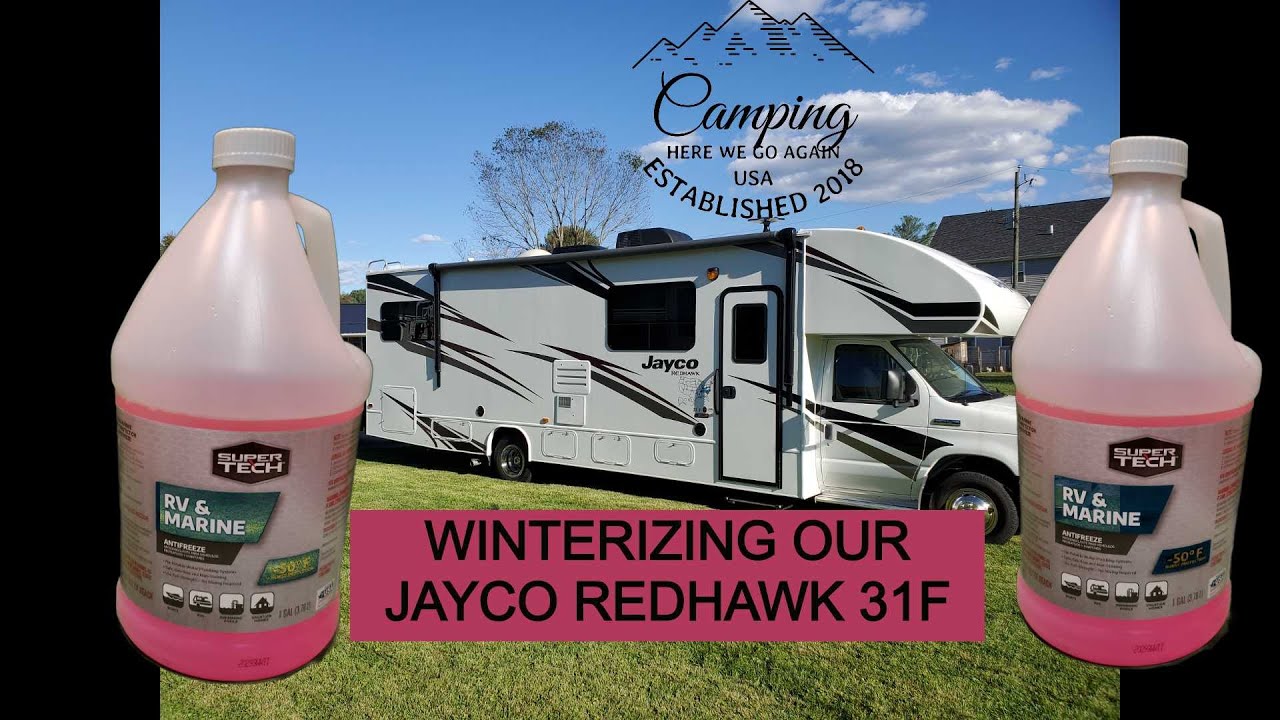 Подготовка автодома Jayco Redhawk 31F класса C к зиме своими руками