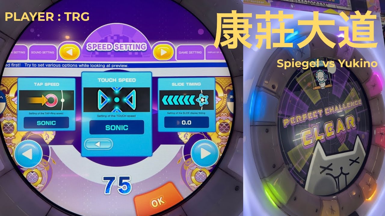 【ソニスピ】康莊大道 Speed:SONIC AP 1 Life (maimai)