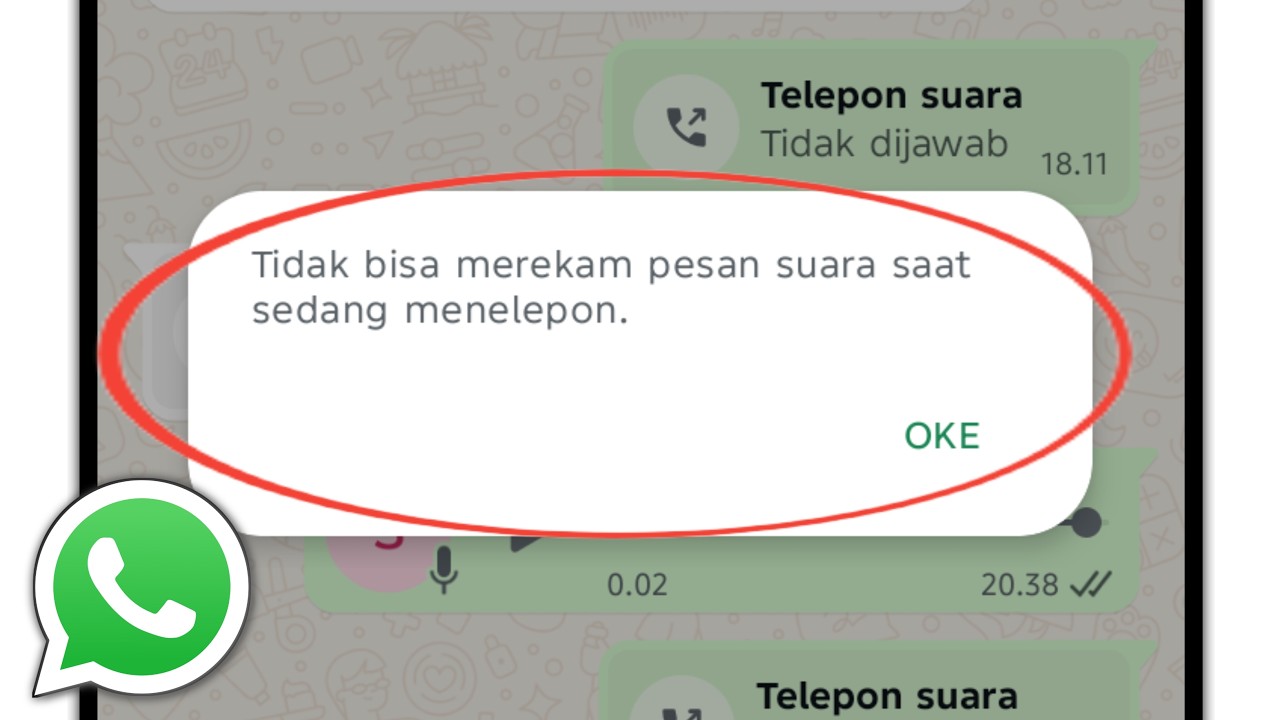 Tidak bisa merekam pesan suara saat sedang menelepon masalah Di WhatsApp 2026