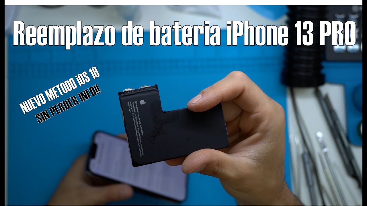 Reemplazo Batería iPhone 13 PRO - NUEVO METODO iOS 18 (2024)