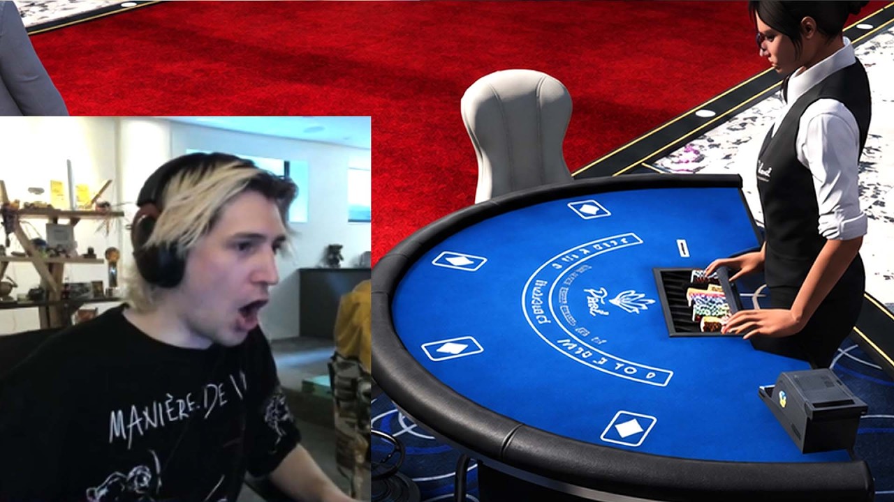 xQc в казино | GTA RP Nopixel V