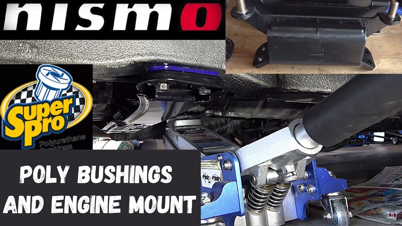 Nismo engine mount Super Pro transmission bushings install Nissan Skyline R32 GTR