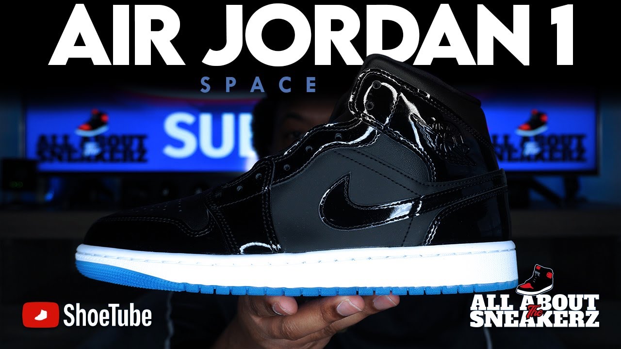 AIR JORDAN 1 MID 'SPACE JAM' UNBOXING & REVIEW!!
