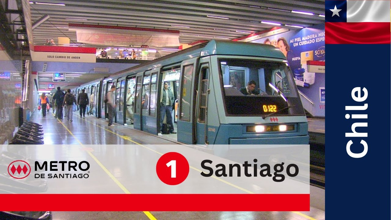 Metro de Santiago / Santiago Metro, Chile (Part 1 - Line 1)