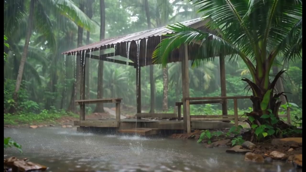 O Som da Chuva Que Acalma a Alma  🌧🌴