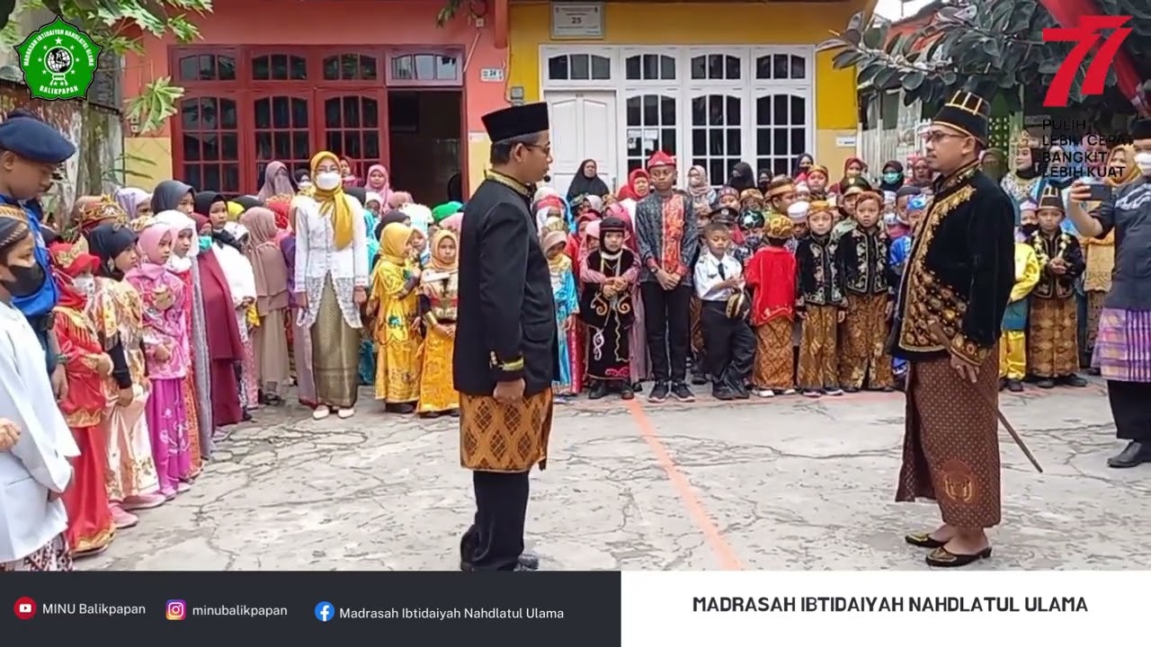 Pengibaran Bendera Merah Putih Memperingati Hari Kemerdekaan RI ke-77