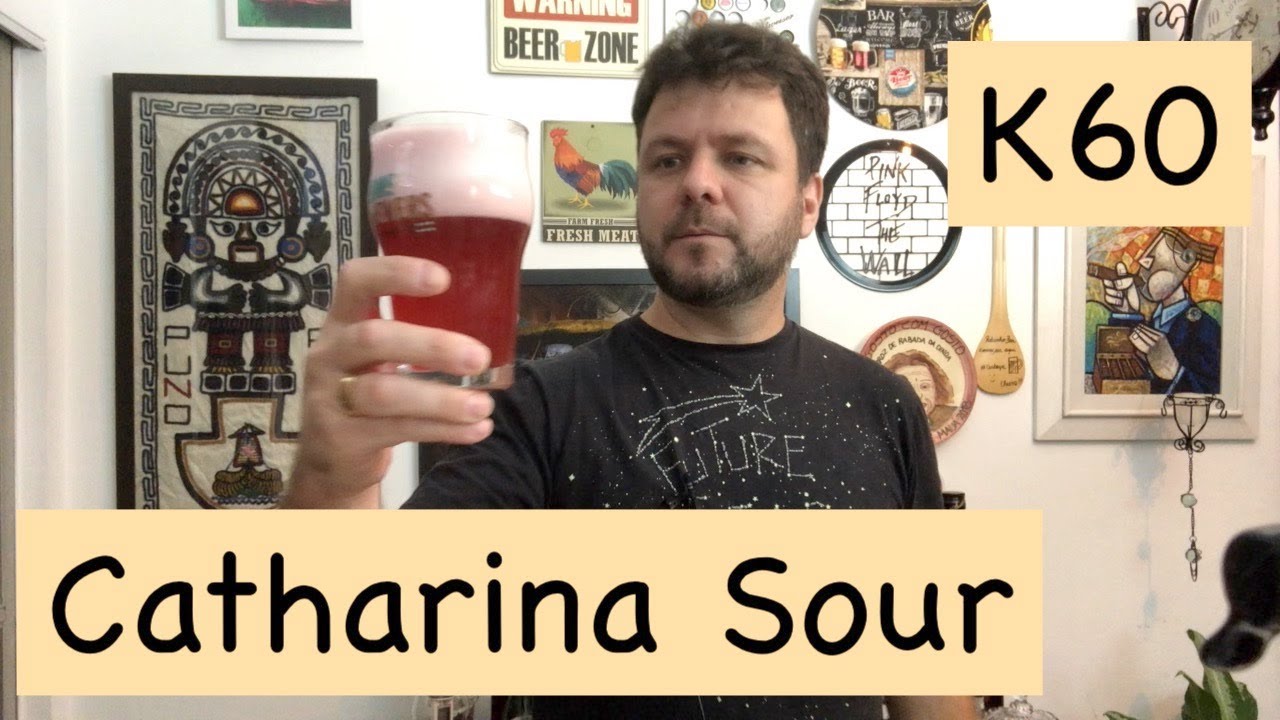Como fazer uma catharina sour de framboesa e amora.EZbrew K60 Como cerveja em casa Degusta&ccedil;&atilde;o #43