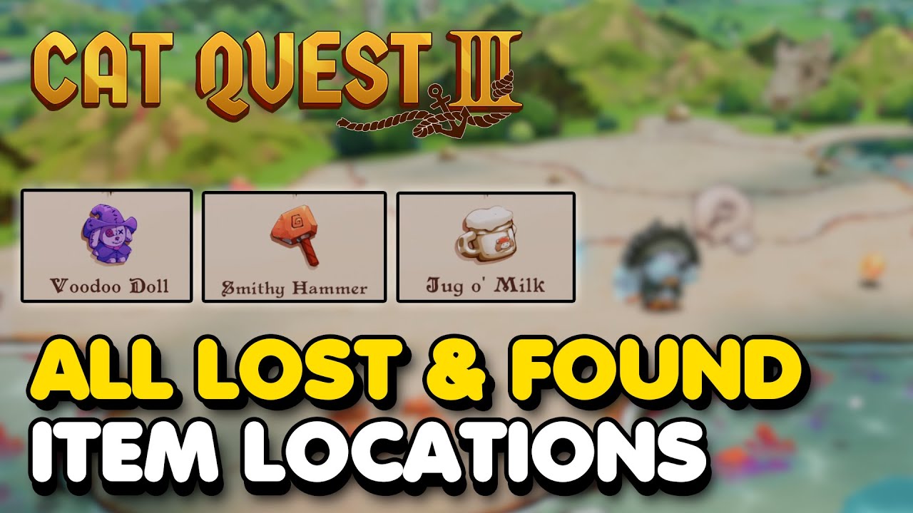 Cat Quest 3 - All Lost & Found Item Locations (Commewnity Helper Trophy Guide)
