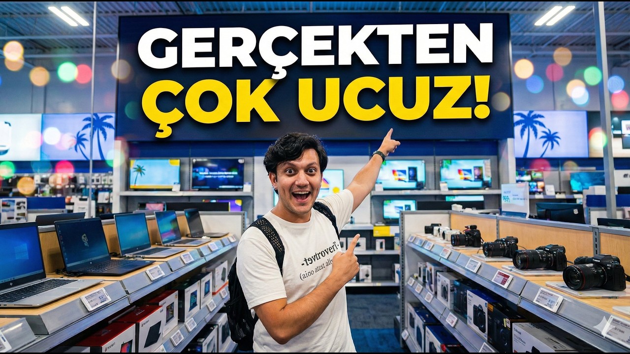 TÜRKİYE İLE FİYAT FARKI ŞOK ETTİ! 😱 Miami Elektronik Alışverişi
