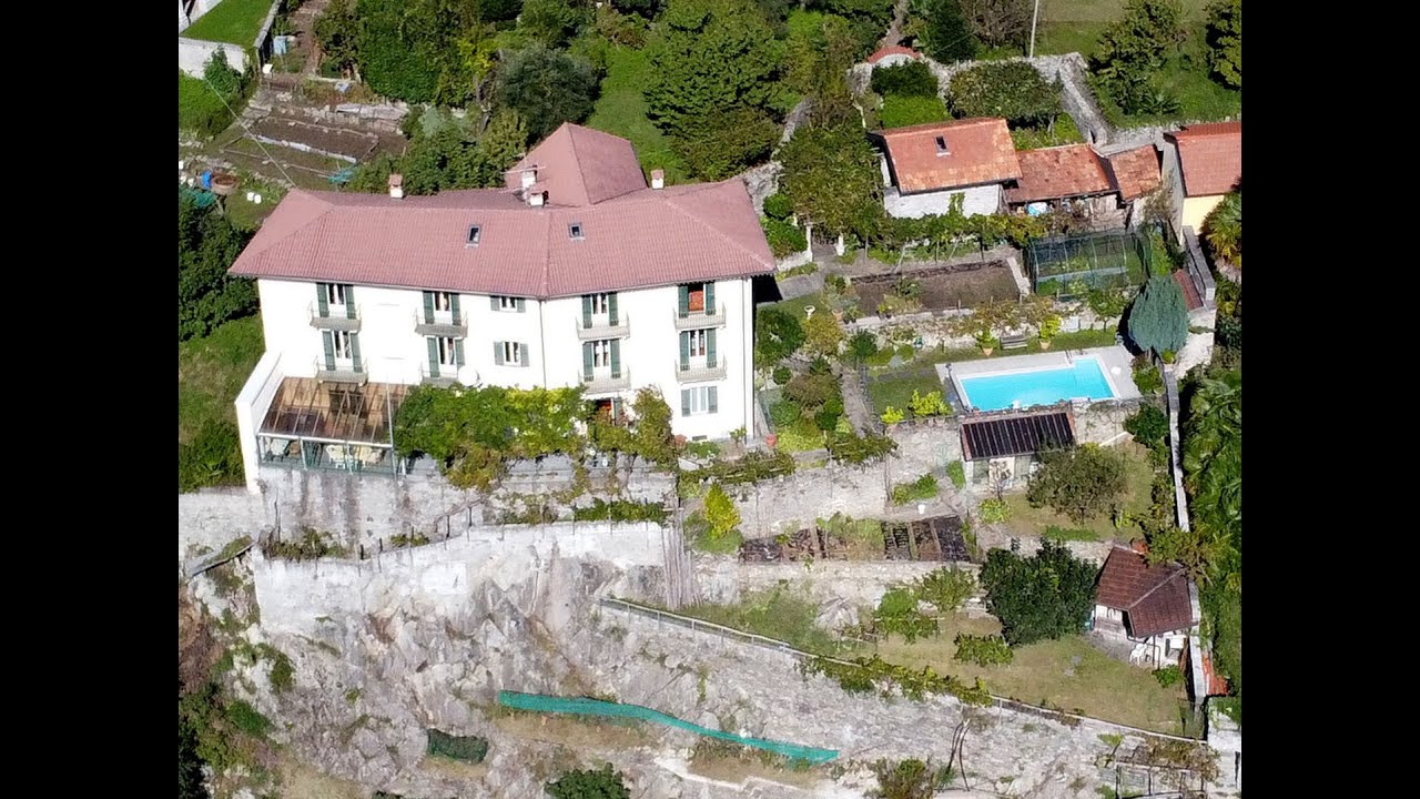 Villa con vigneto Lago Maggiore